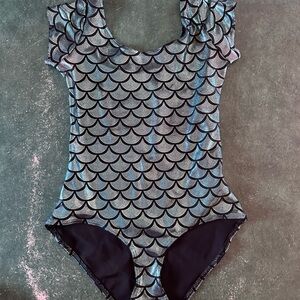 Blackmilk Iridescent Mermaid Scale Bodysuit